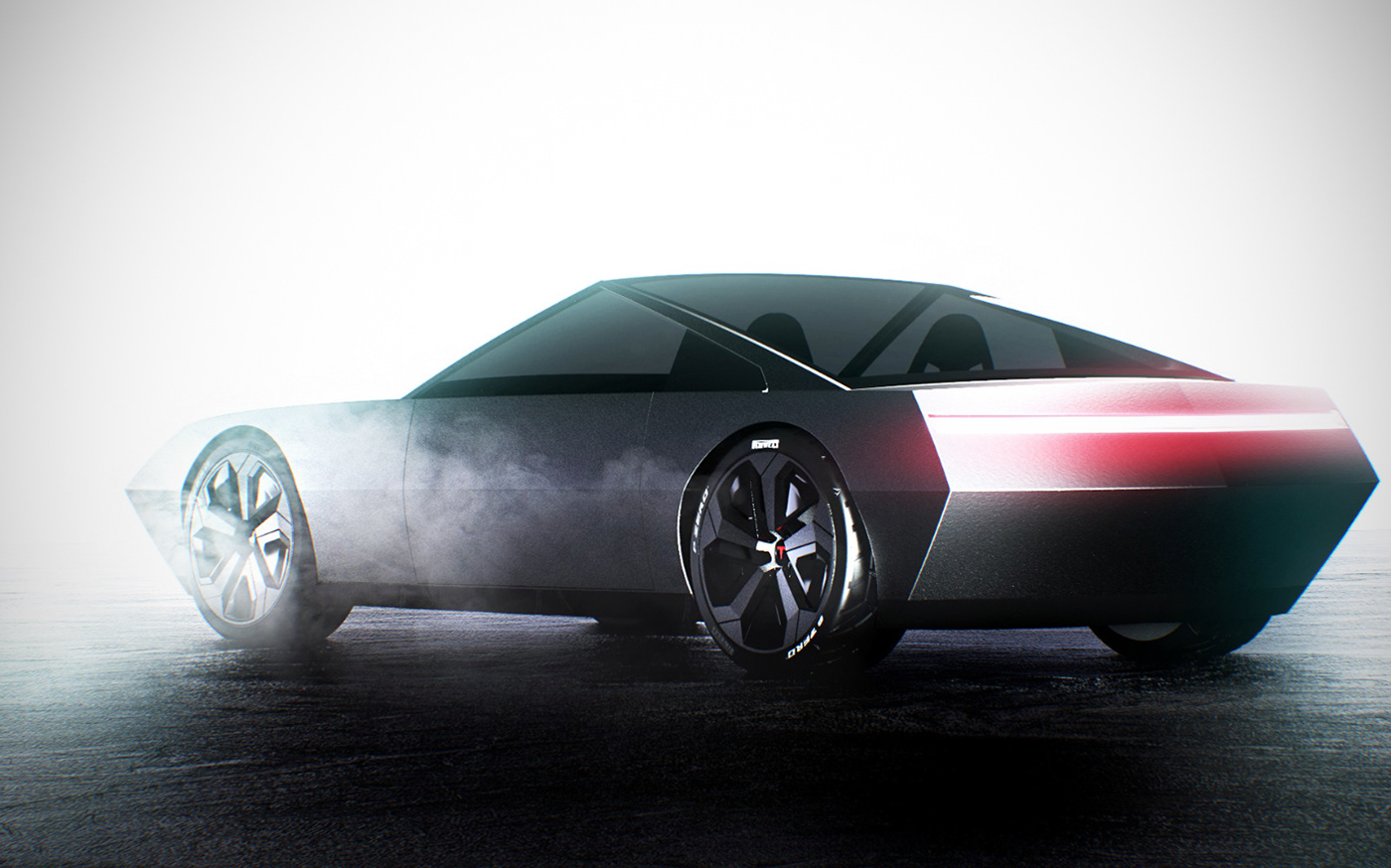 Tesla CyberCoupe Looks Like A Sci-Fi Movie Car, Would Make For A Nice Modern KITT