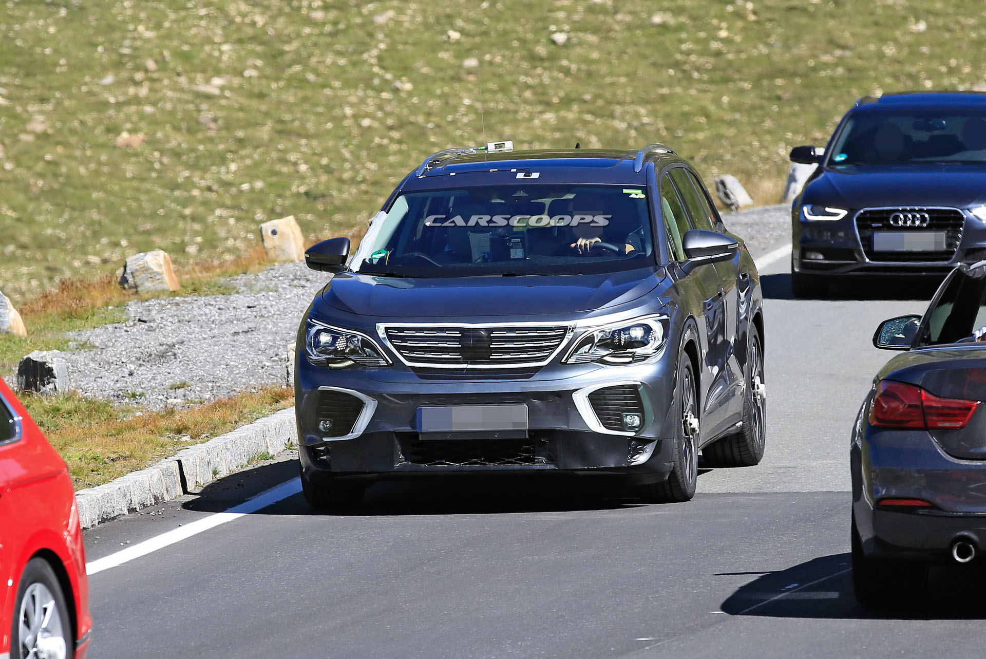 VW ID.6 Electric SUV Makes Spy Debut Dressed As A Peugeot