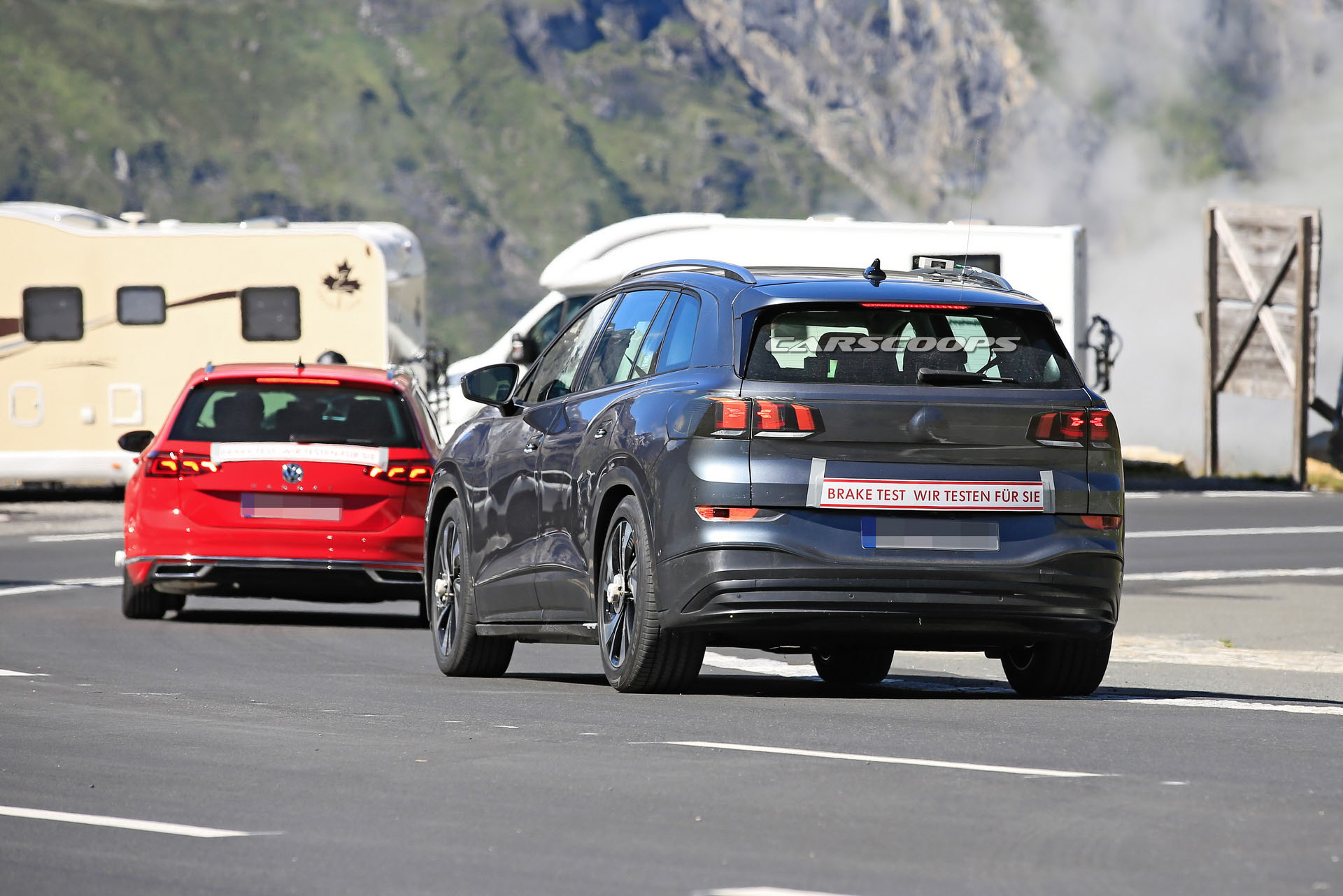 VW ID.6 Electric SUV Makes Spy Debut Dressed As A Peugeot