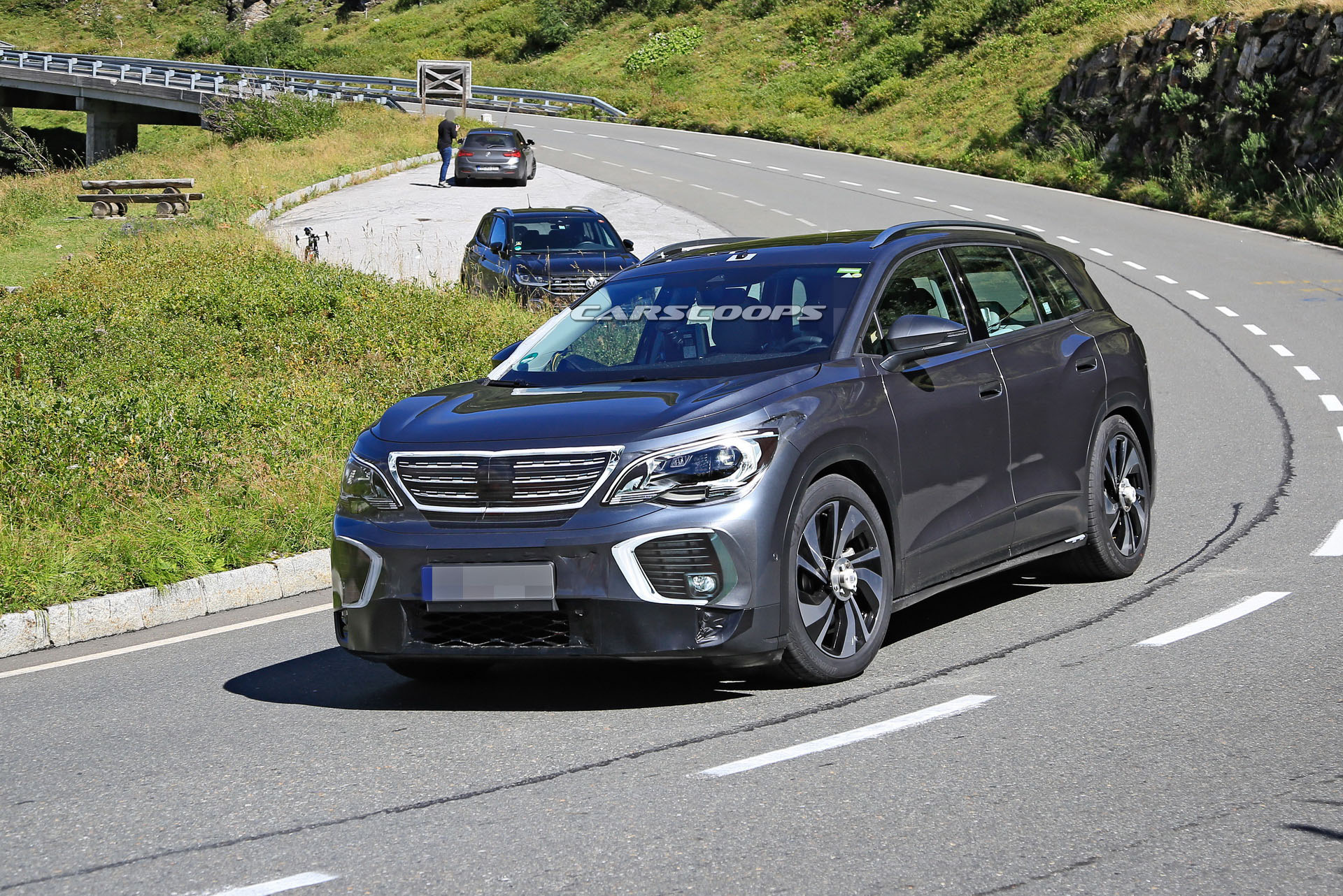 VW ID.6 Electric SUV Makes Spy Debut Dressed As A Peugeot