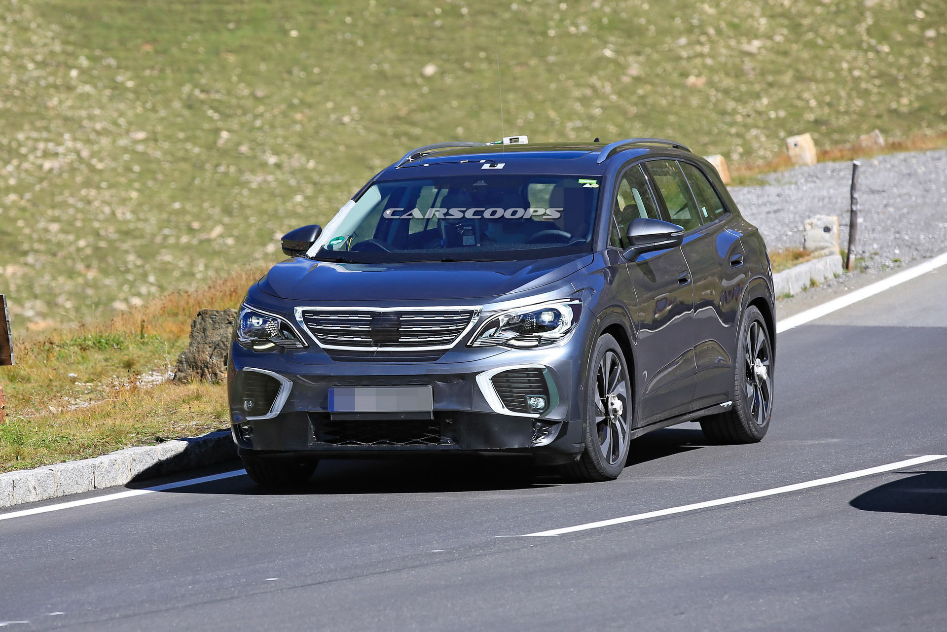 VW ID.6 Electric SUV Makes Spy Debut Dressed As A Peugeot