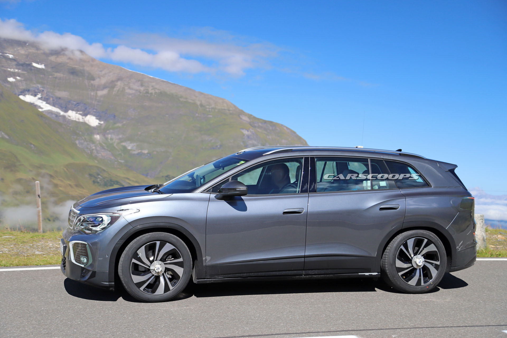 VW ID.6 Electric SUV Makes Spy Debut Dressed As A Peugeot