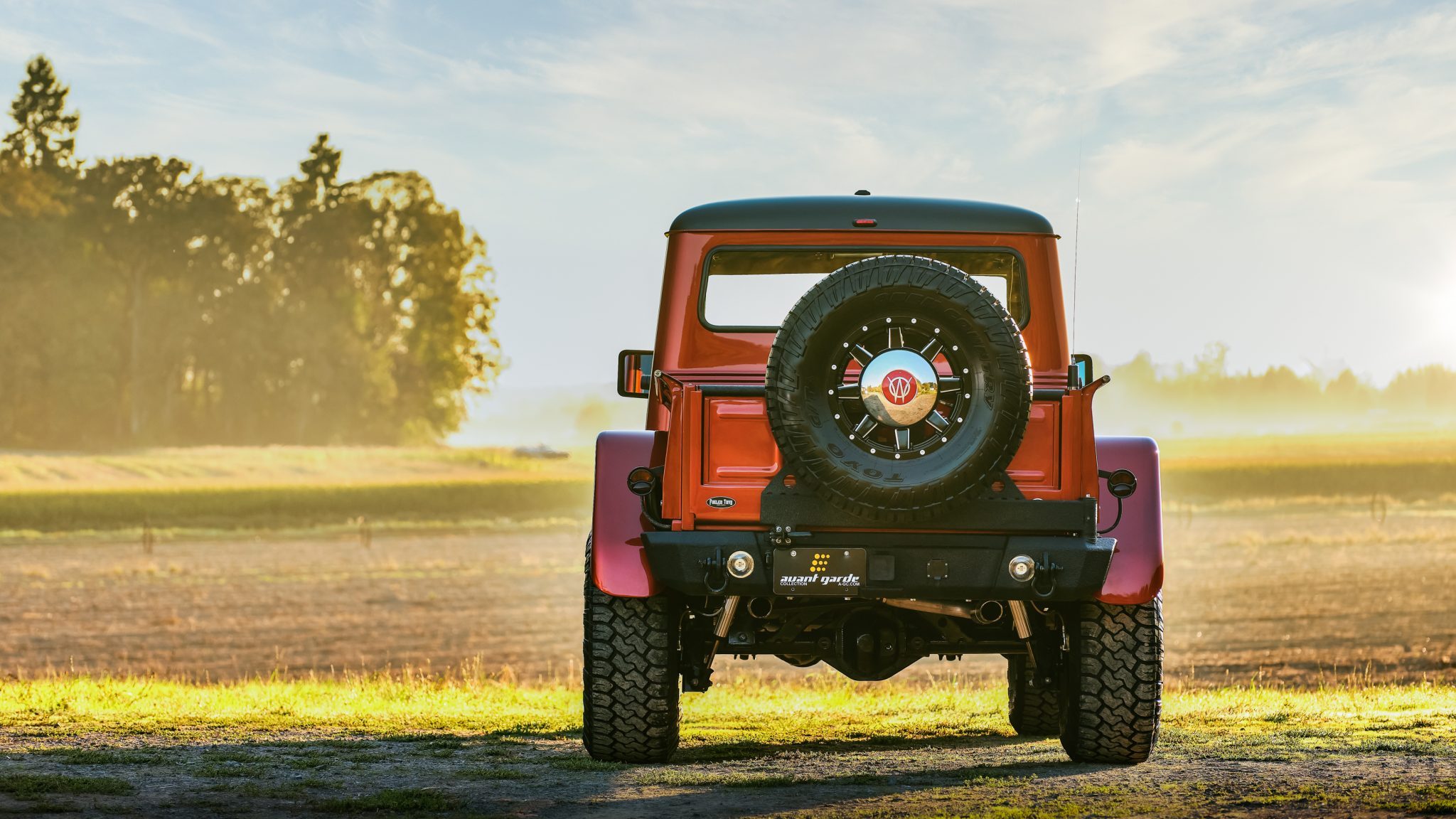 This 1955 Willys Pickup Has The Chassis And Drivetrain Of A 2014 Wrangler