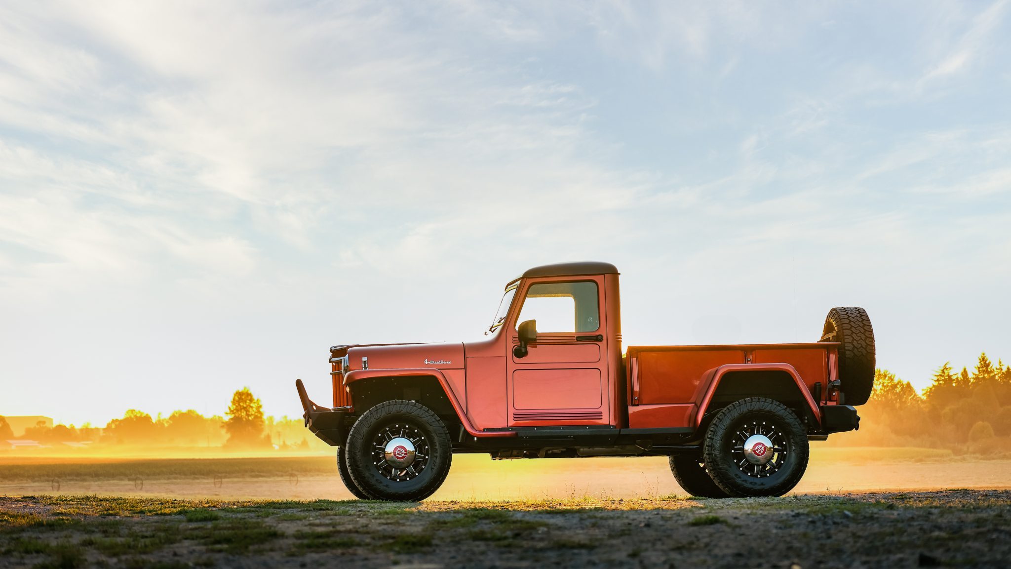 This 1955 Willys Pickup Has The Chassis And Drivetrain Of A 2014 Wrangler