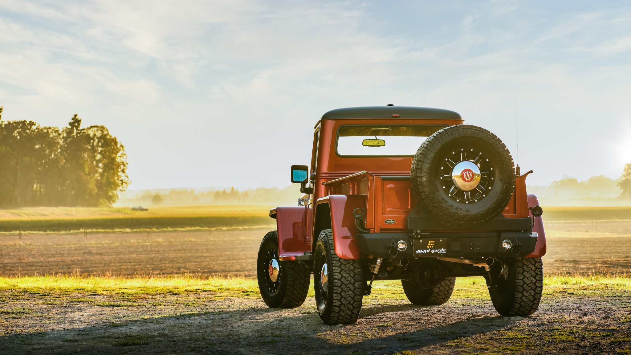 This 1955 Willys Pickup Has The Chassis And Drivetrain Of A 2014 Wrangler