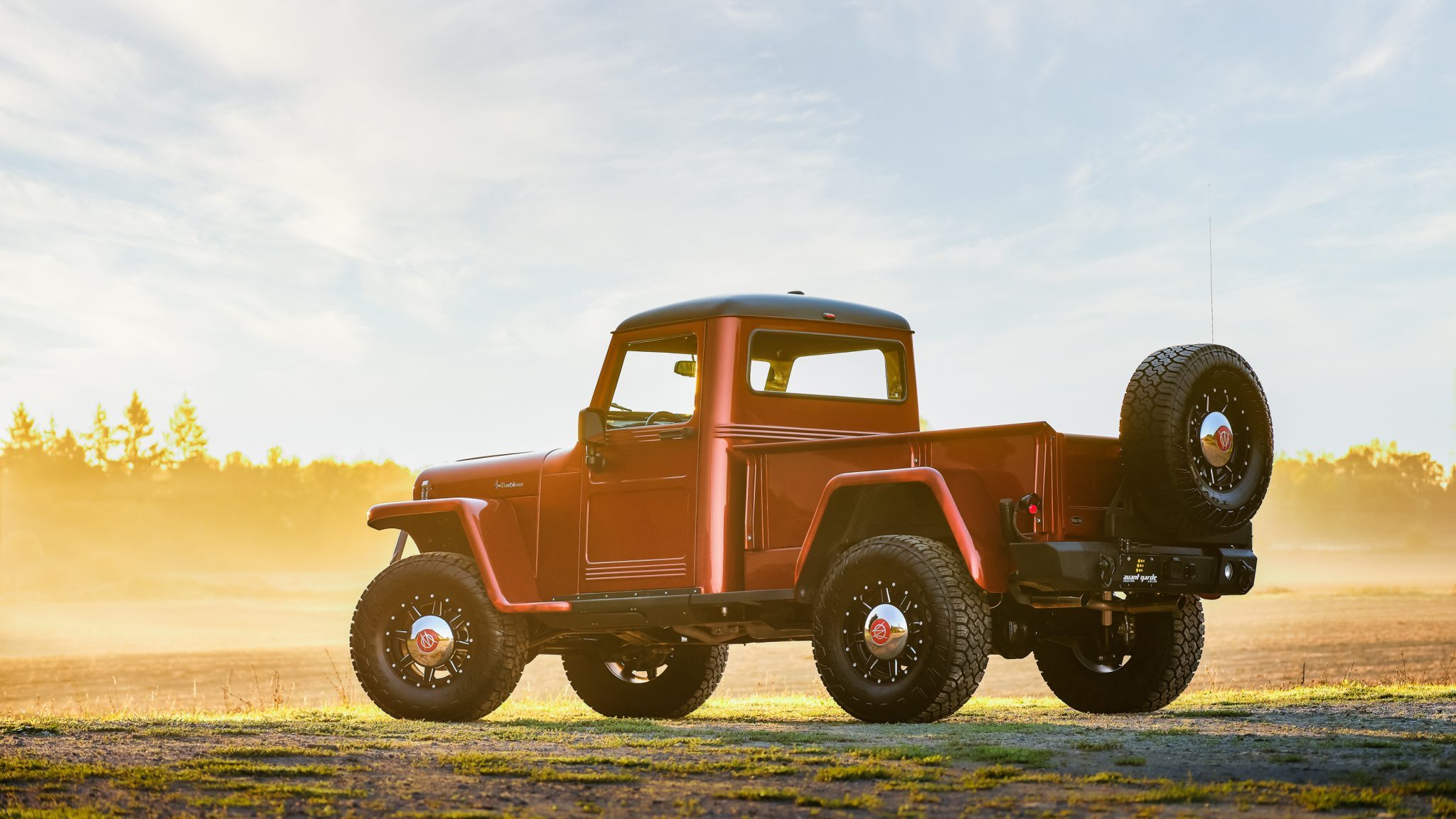 This 1955 Willys Pickup Has The Chassis And Drivetrain Of A 2014 Wrangler