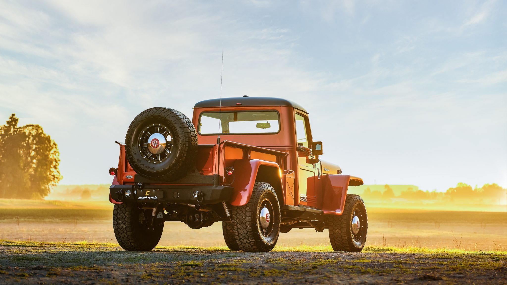 This 1955 Willys Pickup Has The Chassis And Drivetrain Of A 2014 Wrangler
