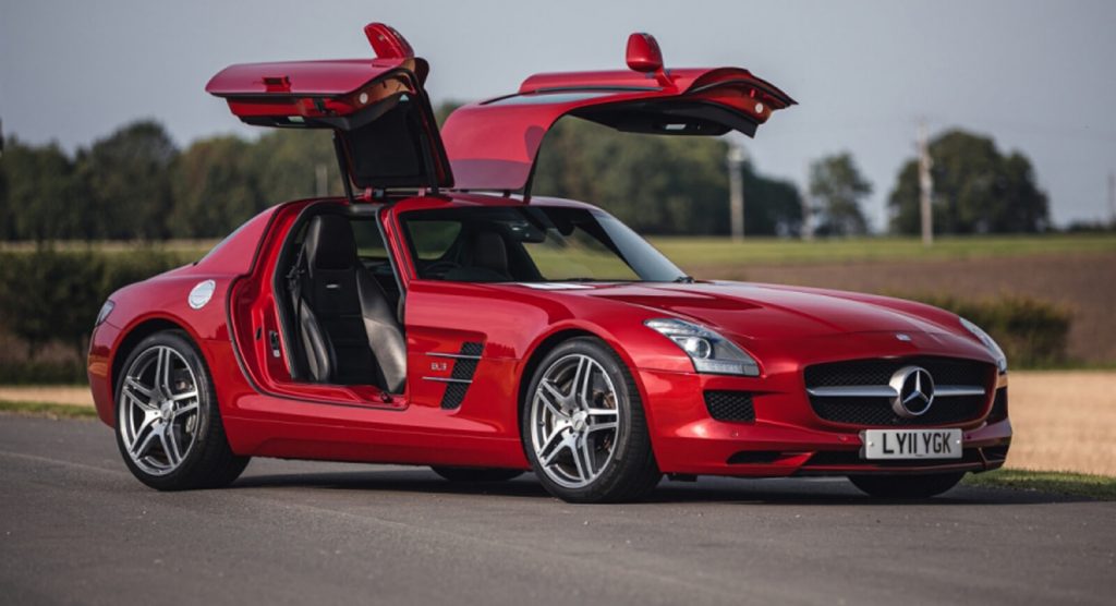  Low-Mileage Mercedes-Benz SLS AMG Looks Like It’s Ready To Fly