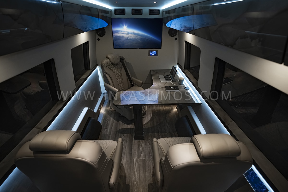 Inkas’ VIP Mobile Office Mercedes-Benz Sprinter Is For Handling Business On The Go