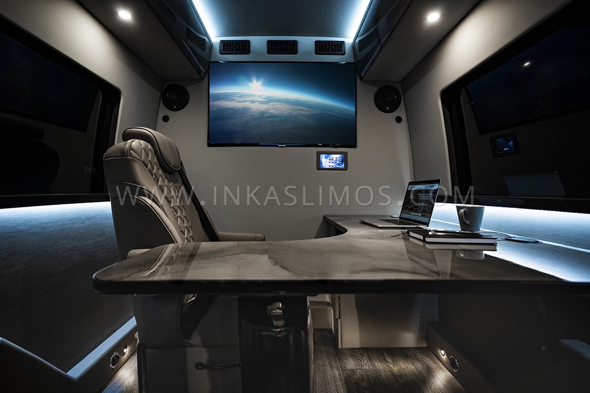 Inkas’ VIP Mobile Office Mercedes-Benz Sprinter Is For Handling Business On The Go