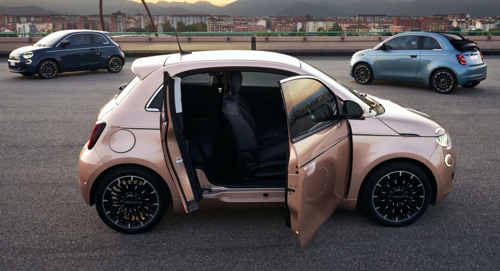 2021 Fiat 500 3+1 Is The Electric Mini’s Most Practical Variant With A Third Suicide Door