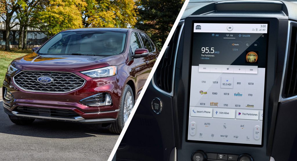  2021 Ford Edge Gets A New 12-Inch SYNC 4 Infotainment System