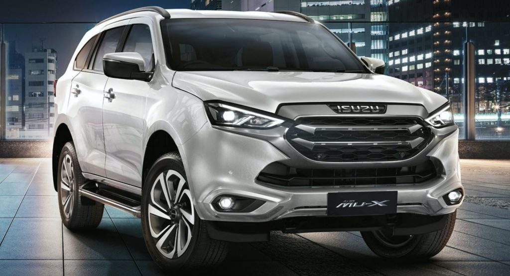 All New 21 Isuzu Mu X Breaks Cover As The D Max S Suv Variant Carscoops
