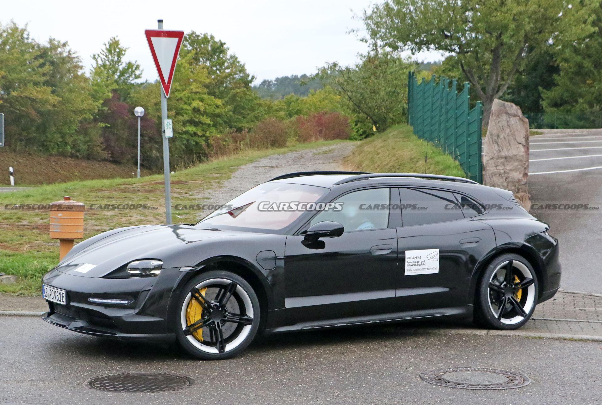 The New Electric Porsche Taycan Cross Turismo Is Shaping Up To Be A Looker