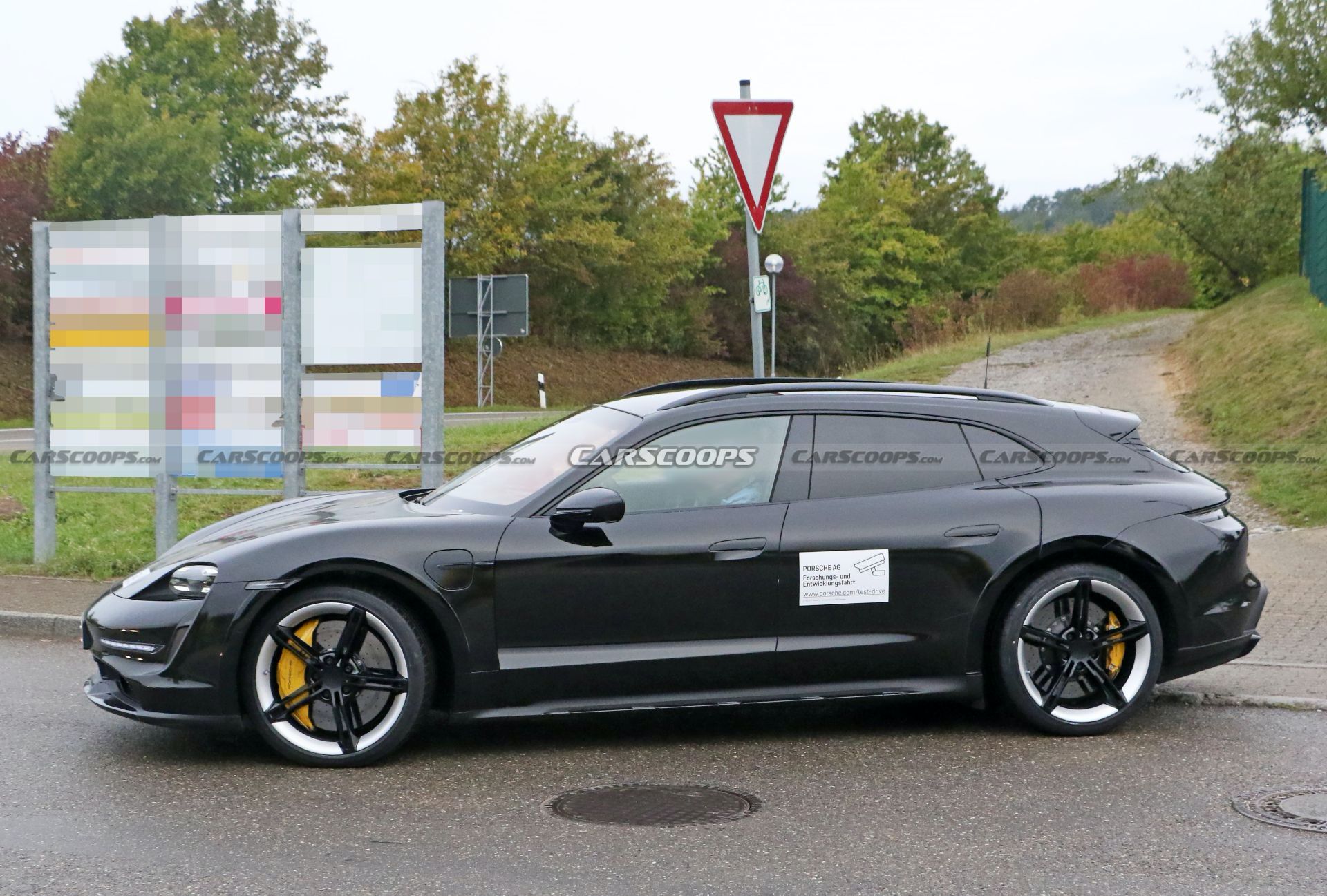 The New Electric Porsche Taycan Cross Turismo Is Shaping Up To Be A Looker