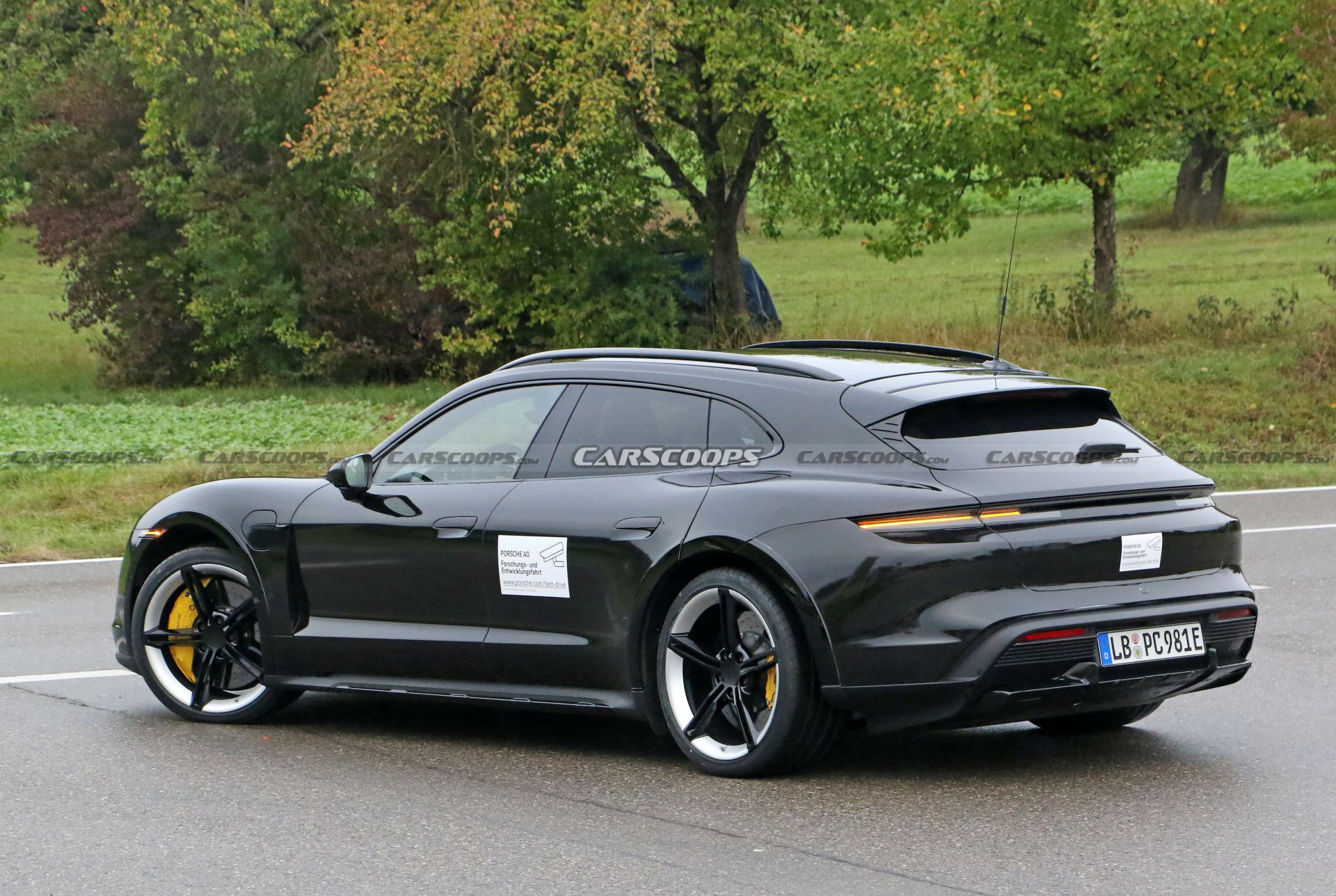 The New Electric Porsche Taycan Cross Turismo Is Shaping Up To Be A Looker