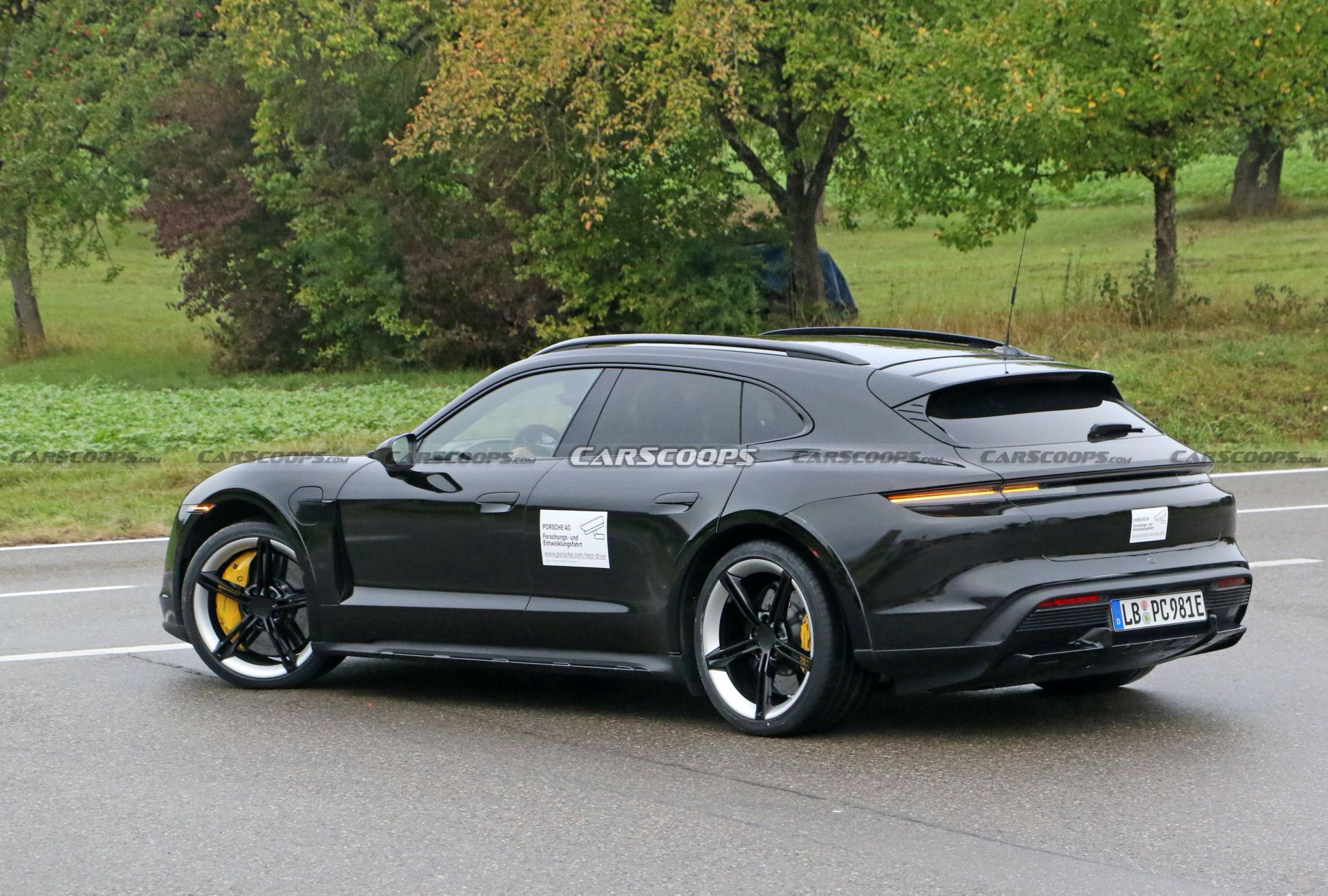 The New Electric Porsche Taycan Cross Turismo Is Shaping Up To Be A Looker