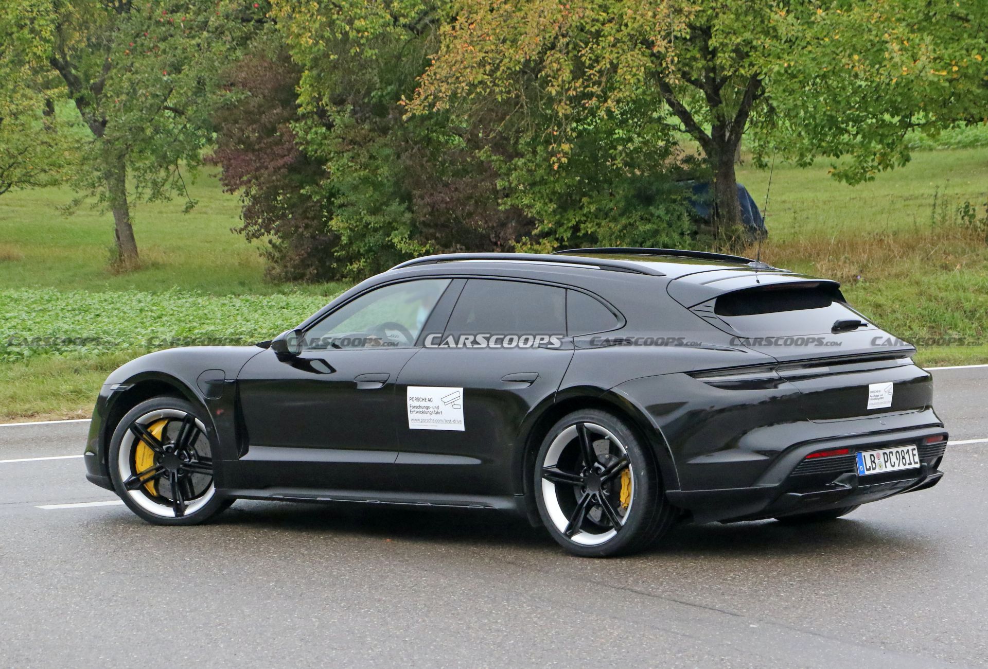 The New Electric Porsche Taycan Cross Turismo Is Shaping Up To Be A Looker