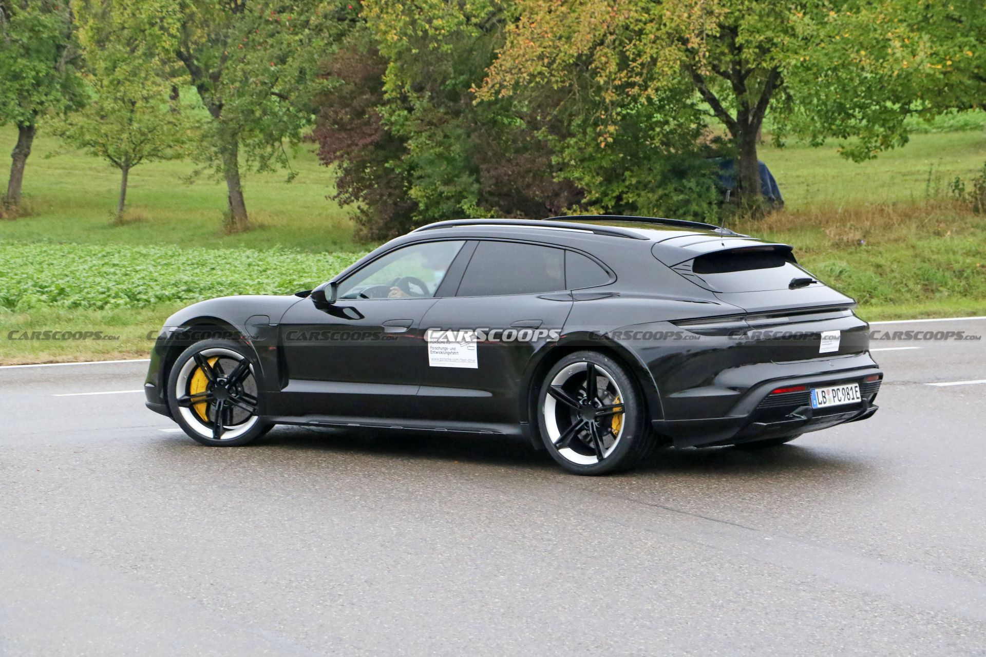 The New Electric Porsche Taycan Cross Turismo Is Shaping Up To Be A Looker