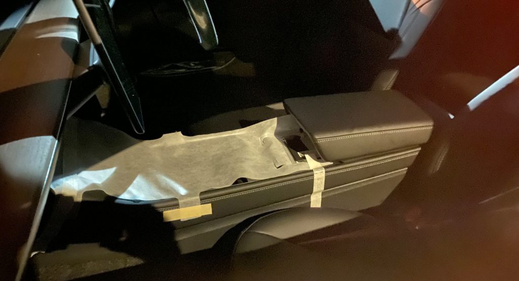  Updated 2021 Tesla Model 3 Spotted With Dark Window Surrounds And Revised Center Console