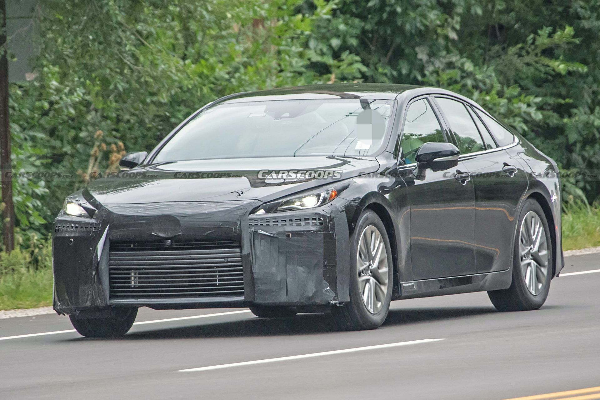 2021 Toyota Mirai Makes Spy Debut Looking As Sleek As The Concept