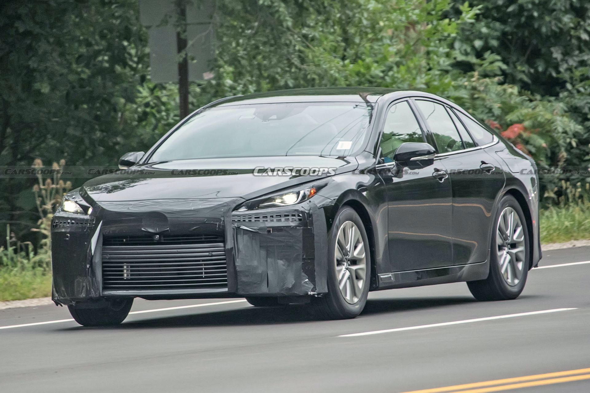 2021 Toyota Mirai Makes Spy Debut Looking As Sleek As The Concept