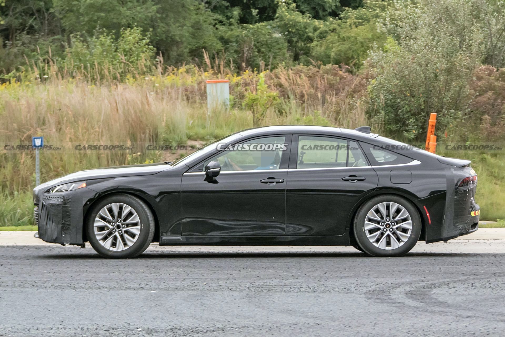 2021 Toyota Mirai Makes Spy Debut Looking As Sleek As The Concept