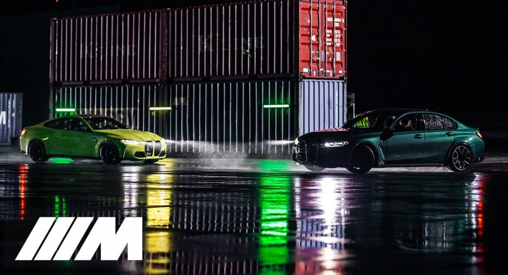  BMW M Promo Shows The New M4 Competition And Manual M3 Engage In A Family Feud
