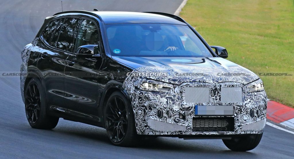  2022 BMW X3 M Facelift Takes To The Nürburgring For Its Spy Debut