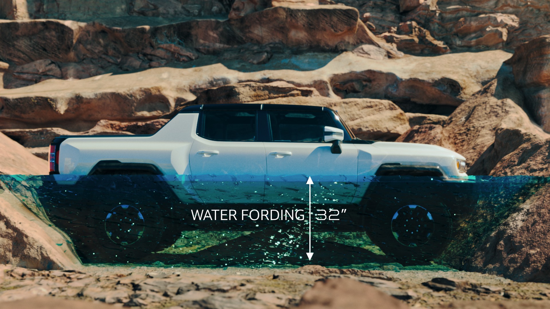 The 2022 GMC Hummer EV Boasts Lockers And Up To 15.9 Inches Of Ground Clearance