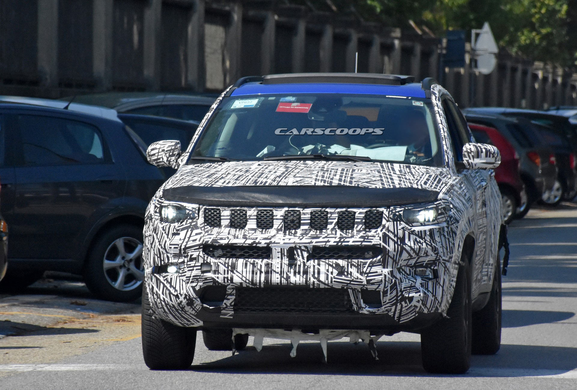 2022 Jeep Compass Spied With Updated Styling And Huge Infotainment System