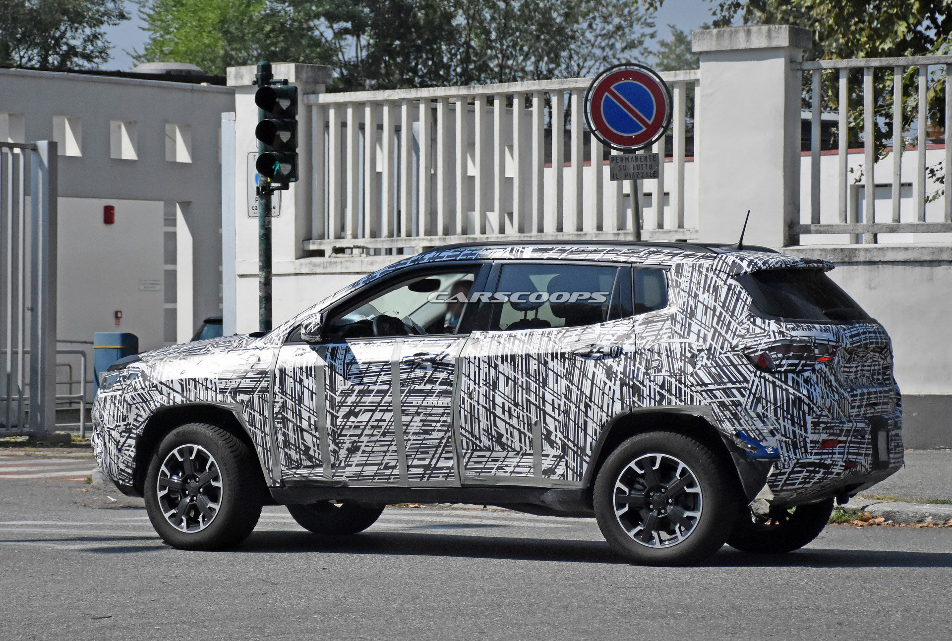 2022 Jeep Compass Spied With Updated Styling And Huge Infotainment System