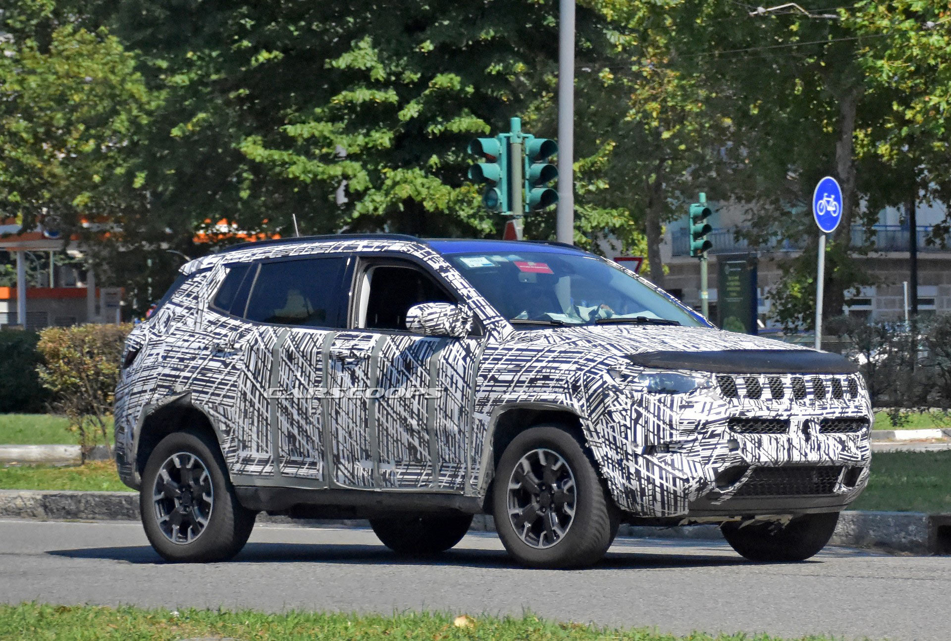 2022 Jeep Compass Spied With Updated Styling And Huge Infotainment System