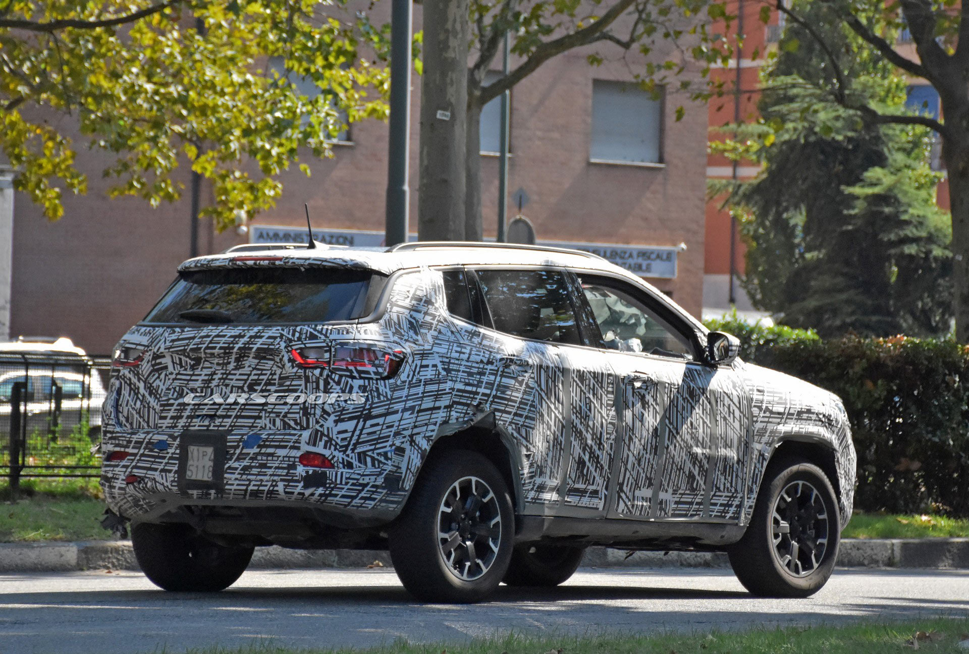 2022 Jeep Compass Spied With Updated Styling And Huge Infotainment System