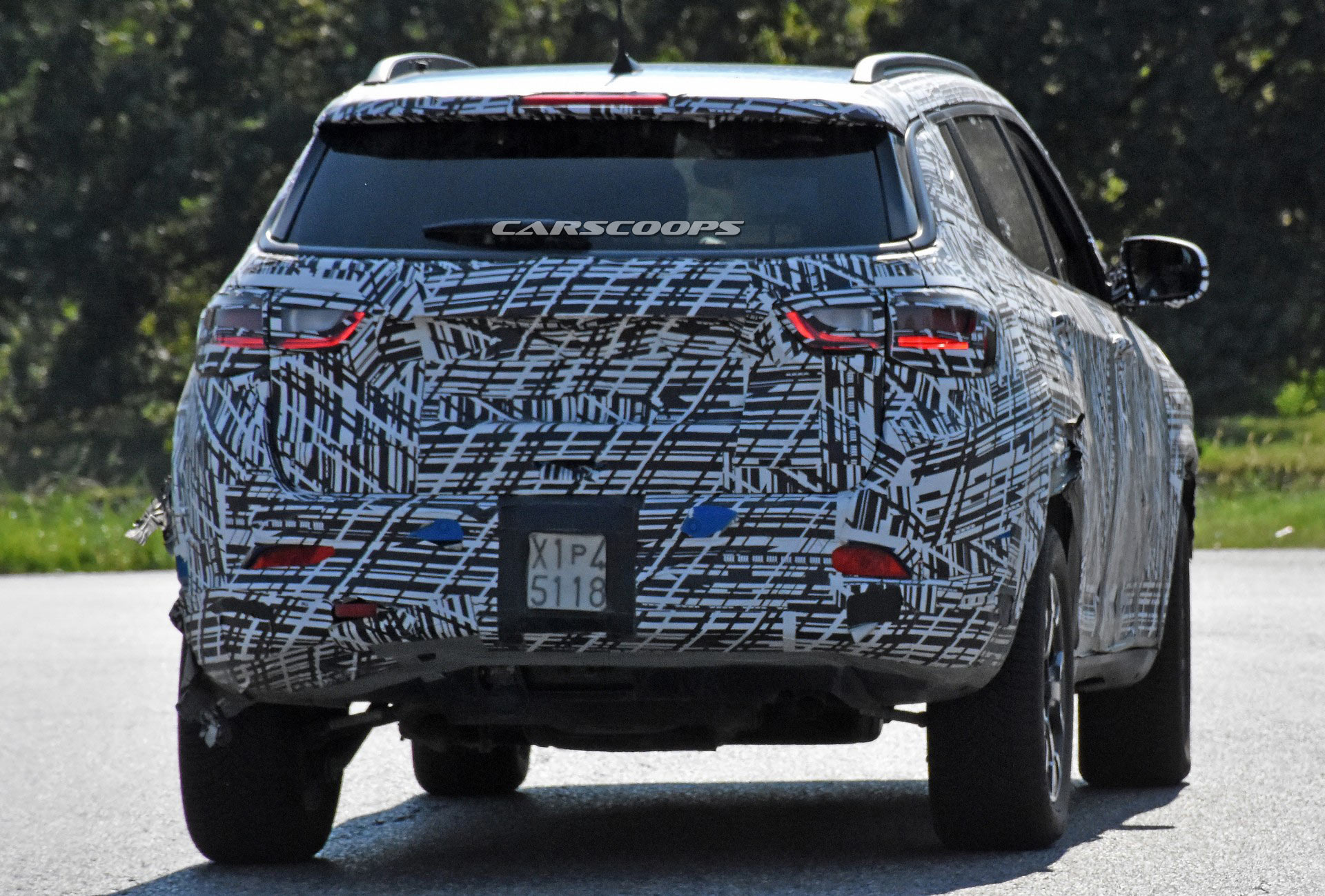 2022 Jeep Compass Spied With Updated Styling And Huge Infotainment System