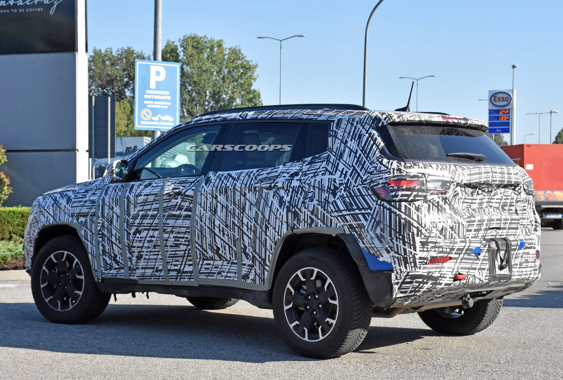 2022 Jeep Compass Spied With Updated Styling And Huge Infotainment System