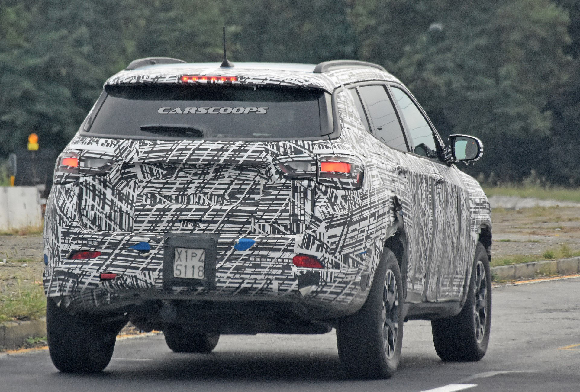 2022 Jeep Compass Spied With Updated Styling And Huge Infotainment System