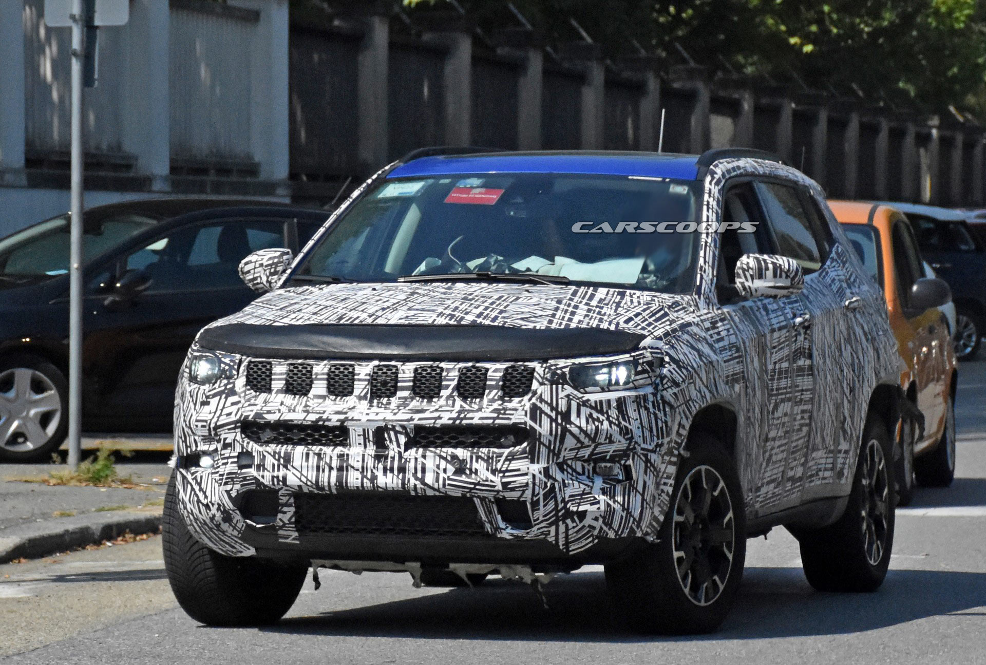 2022 Jeep Compass Spied With Updated Styling And Huge Infotainment System