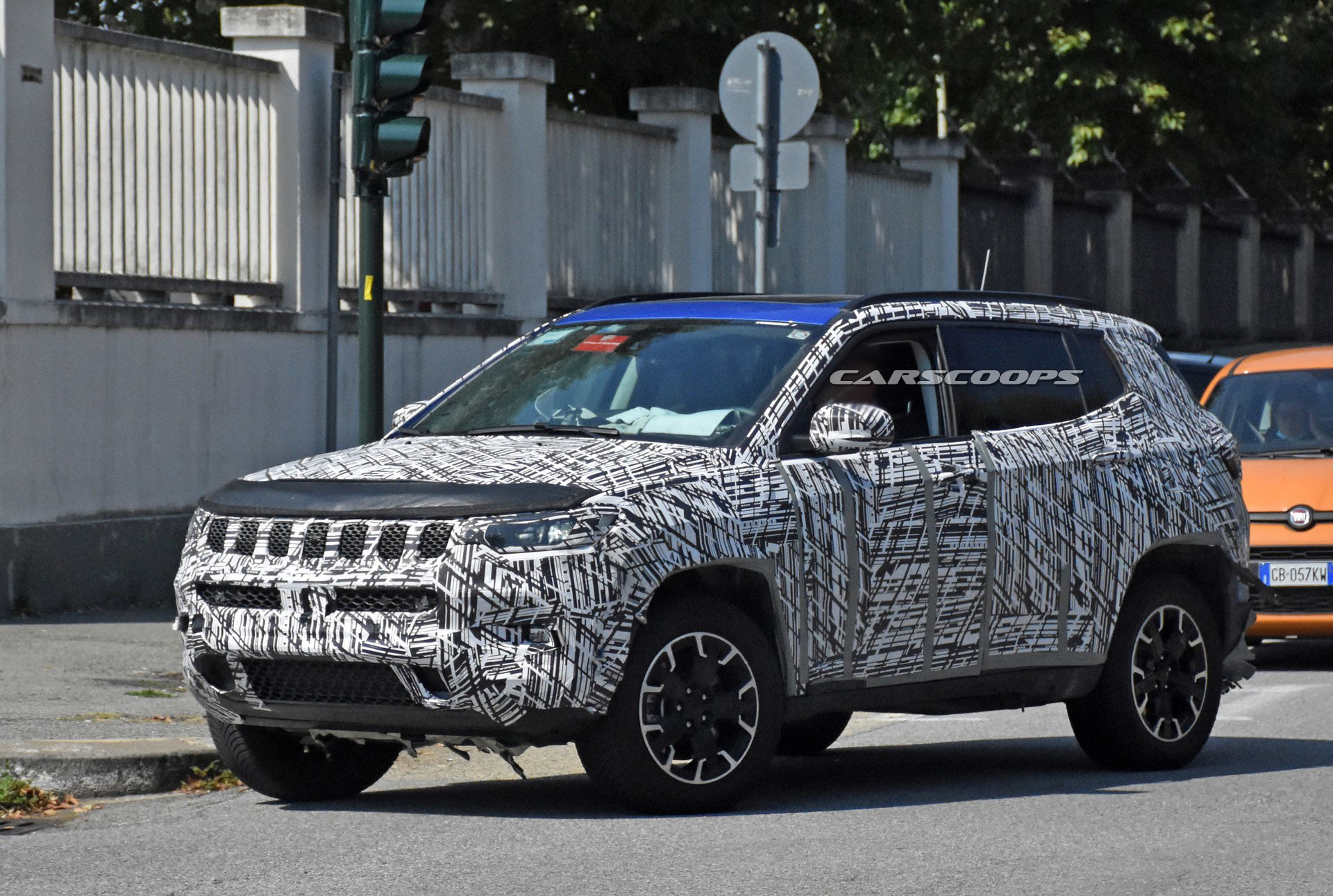 2022 Jeep Compass Spied With Updated Styling And Huge Infotainment System