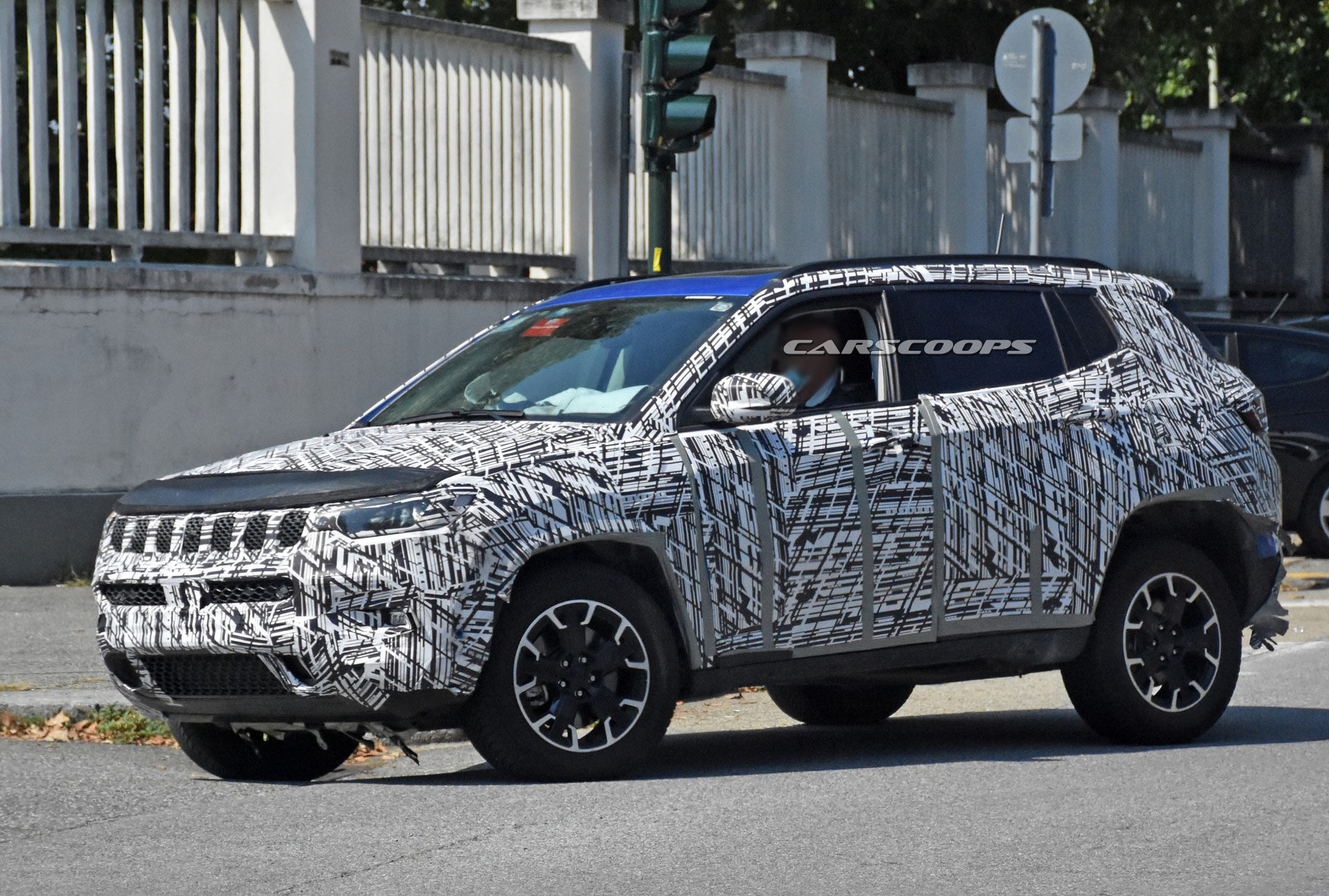 2022 Jeep Compass Spied With Updated Styling And Huge Infotainment System