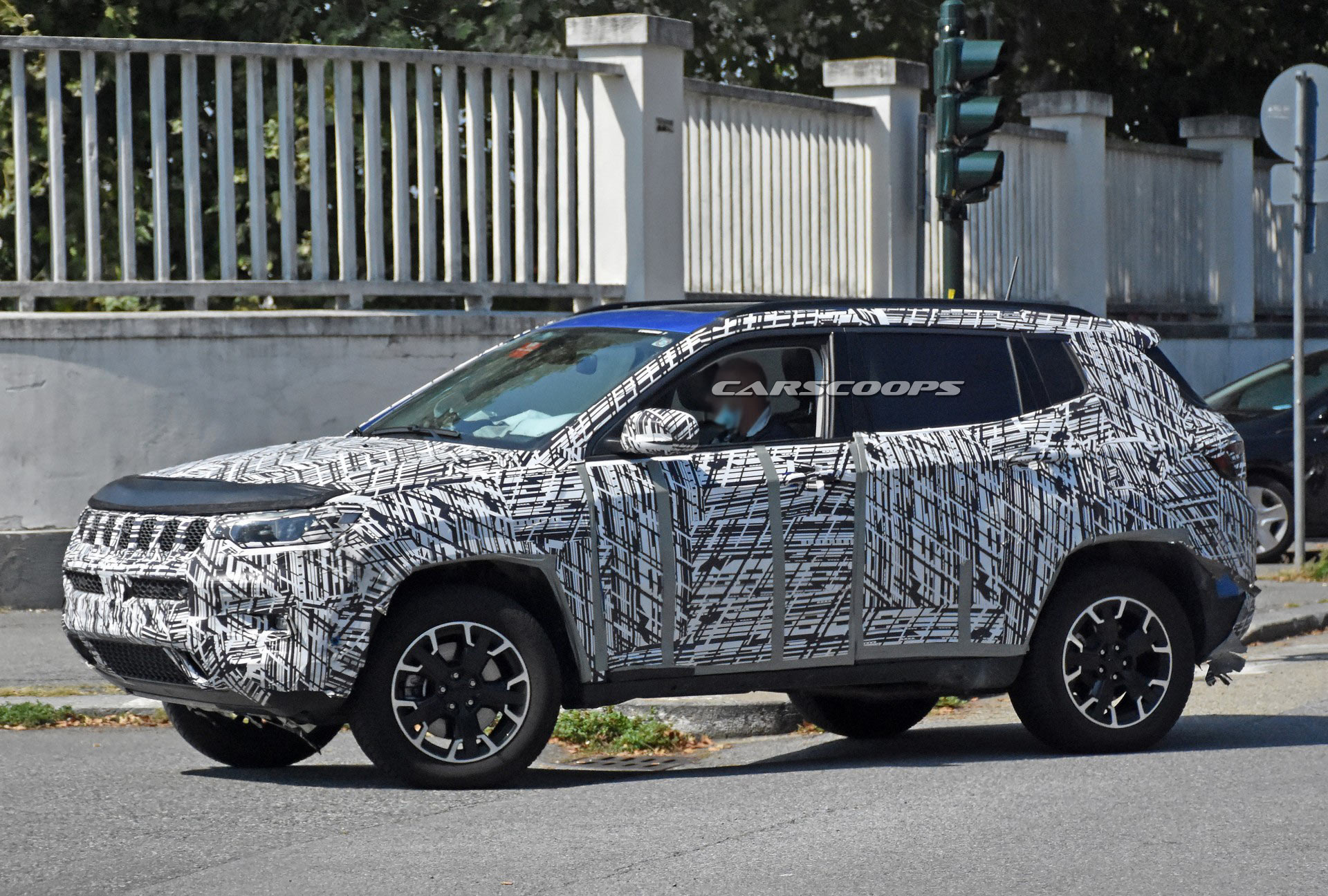 2022 Jeep Compass Spied With Updated Styling And Huge Infotainment System