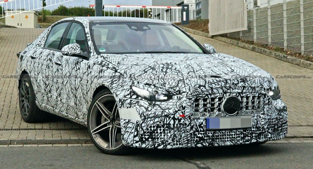  Muscled Up 2022 Mercedes-AMG C63 Makes Spy Debut With Mystery Powertrain