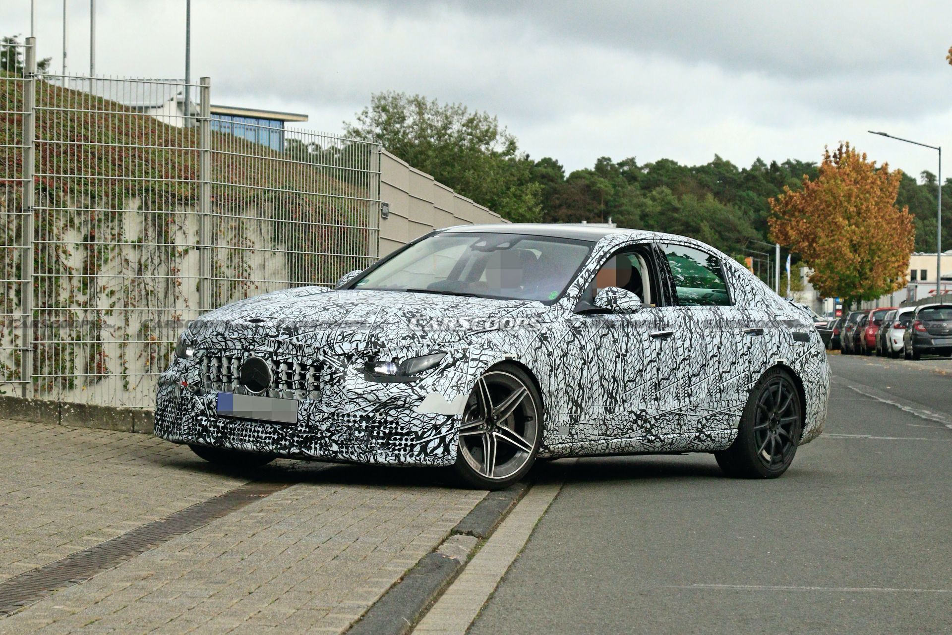 Muscled Up 2022 Mercedes-AMG C63 Makes Spy Debut With Mystery Powertrain