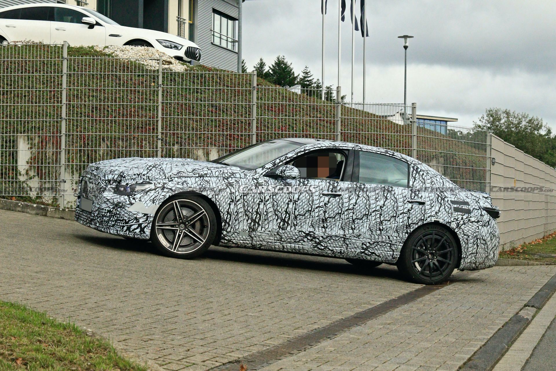 Muscled Up 2022 Mercedes-AMG C63 Makes Spy Debut With Mystery Powertrain