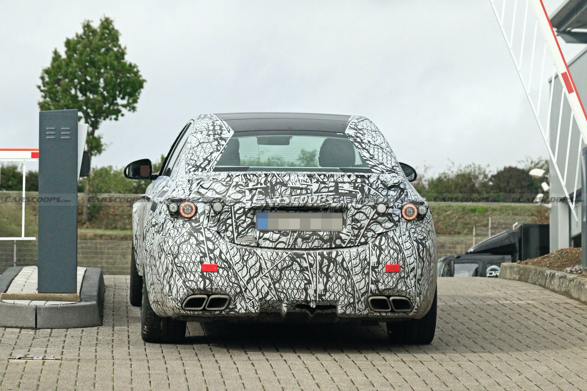 Muscled Up 2022 Mercedes-AMG C63 Makes Spy Debut With Mystery Powertrain