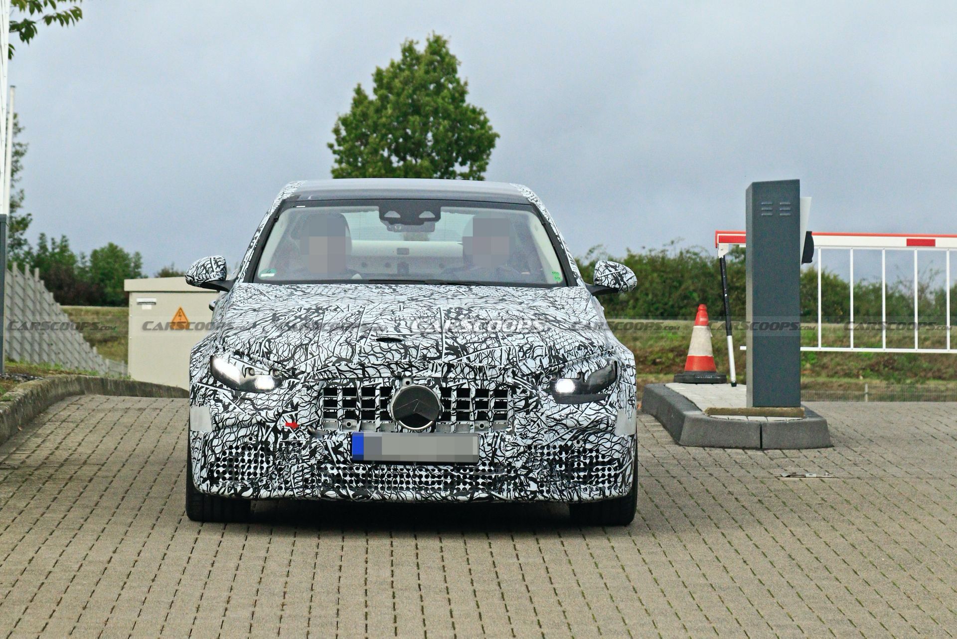 Muscled Up 2022 Mercedes-AMG C63 Makes Spy Debut With Mystery Powertrain