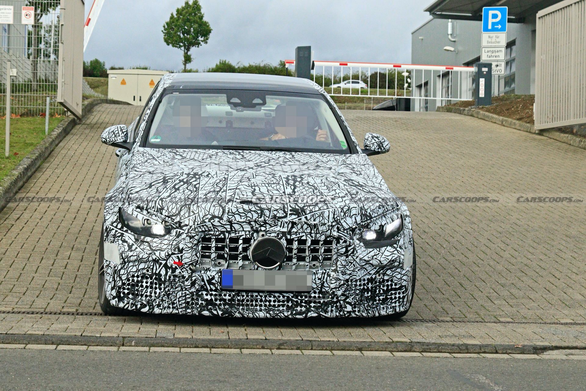 Muscled Up 2022 Mercedes-AMG C63 Makes Spy Debut With Mystery Powertrain