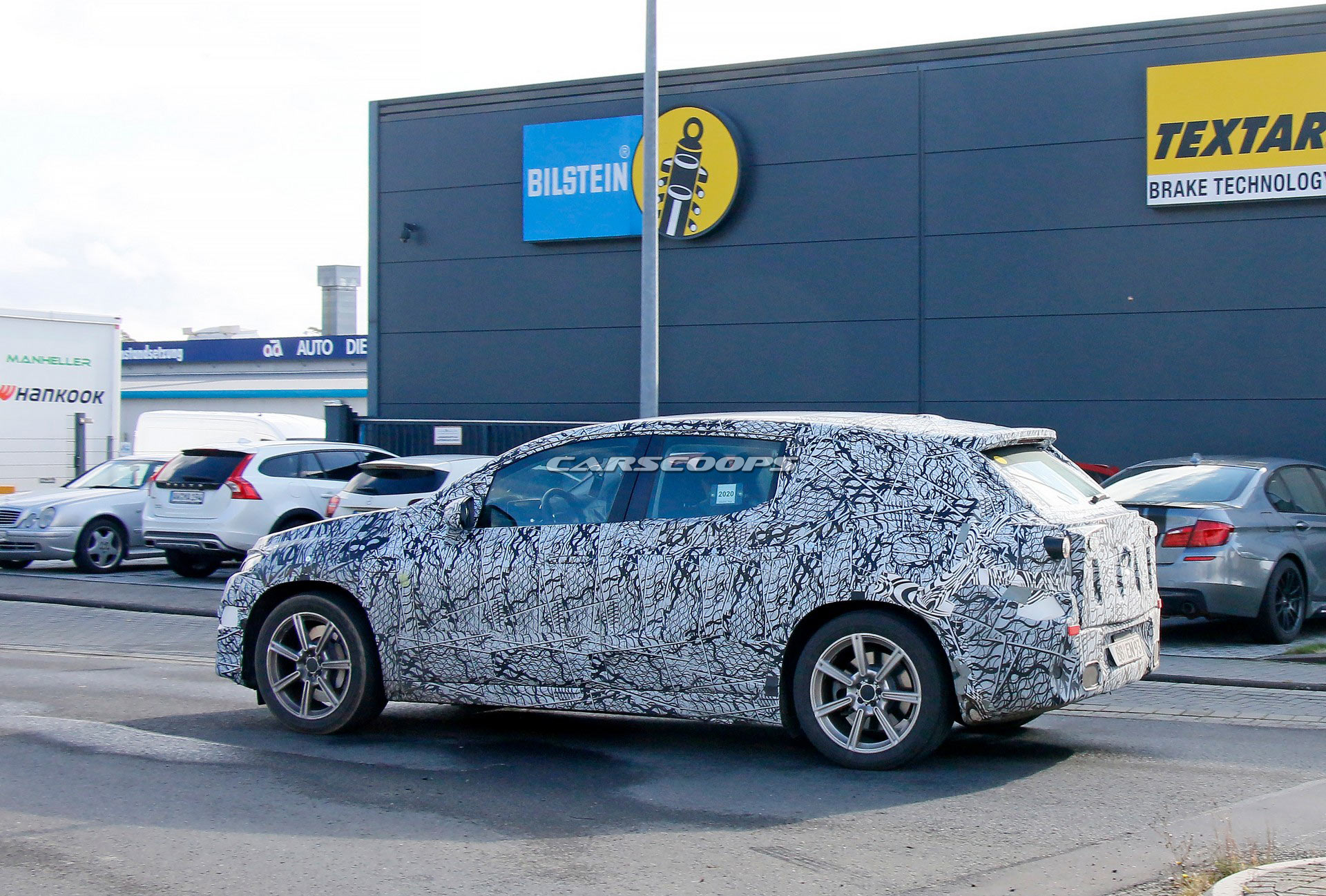 New Mercedes EQS Range-Topping Electric SUV Spied Inside And Out