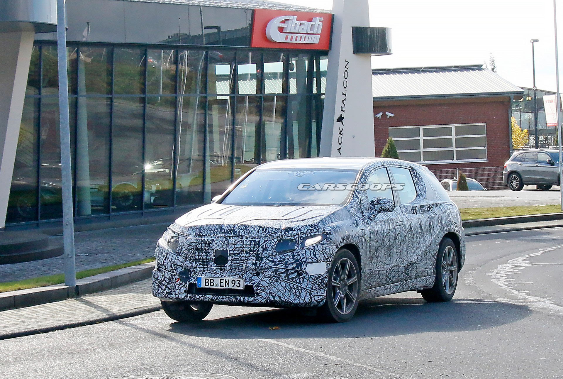 New Mercedes EQS Range-Topping Electric SUV Spied Inside And Out