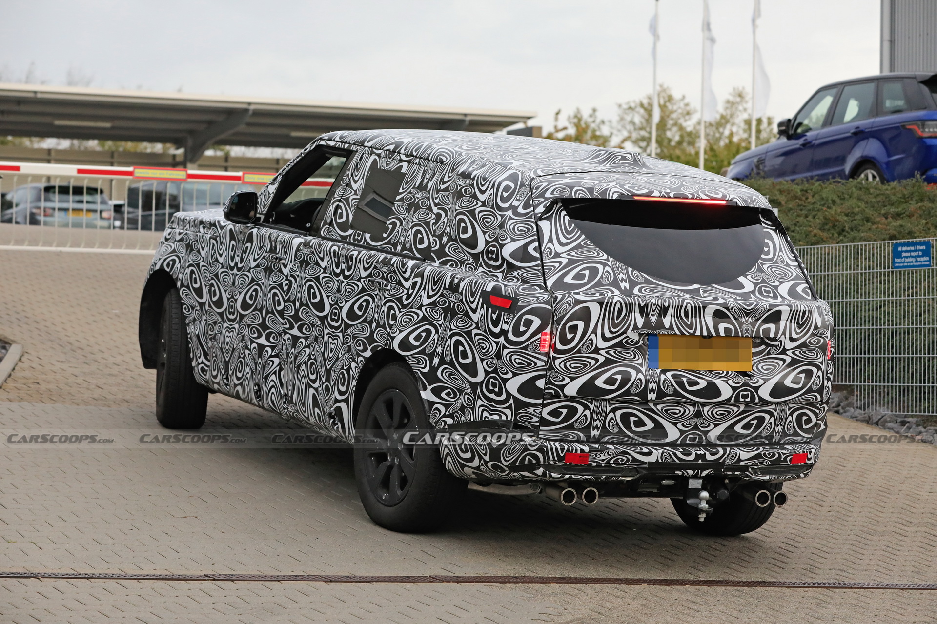 Land Rover Brings A Range Rover LWB Prototype To The ‘Ring